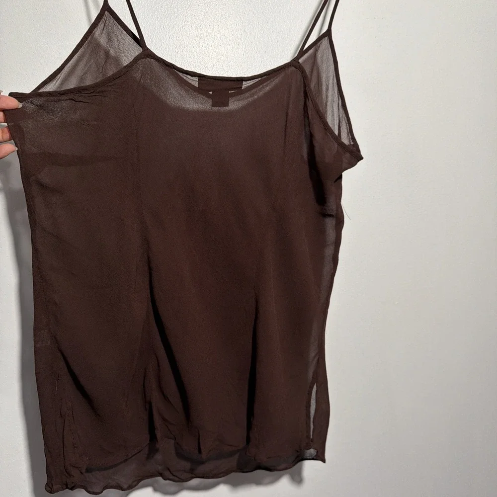 Style & Co Women's Sheer 18w Rayon Camisole Top